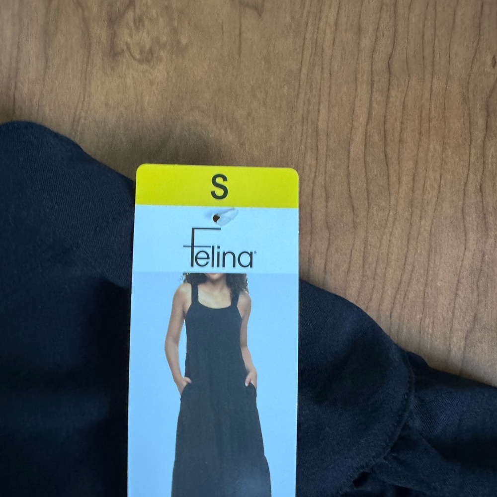NWT Felina Elegant Black Maxi Dress - Picture 7 of 9